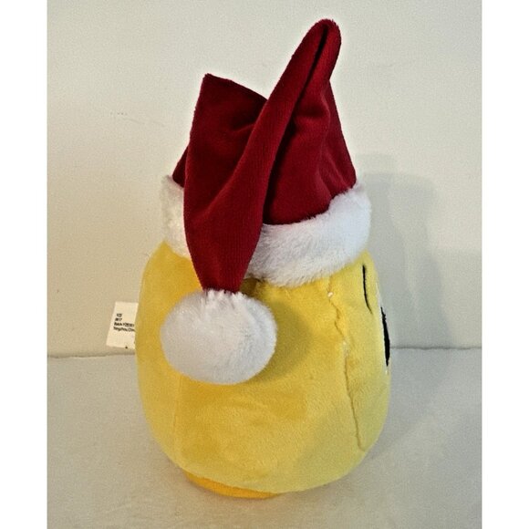 Gemmy Christmas Emoji Plush Dances and Sings Jingle Bells With Santa Hat 7" Rare - Picture 4 of 8
